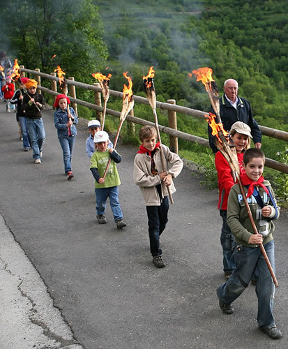 Baixada infantil de falles