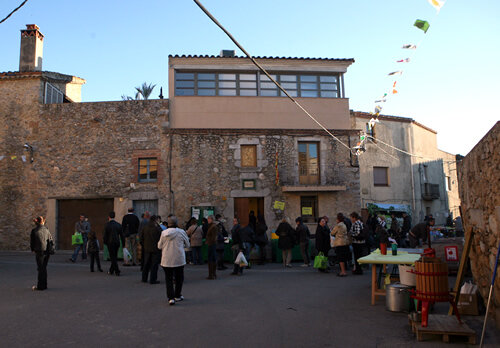 Els carrers d'Ullà durant la fira