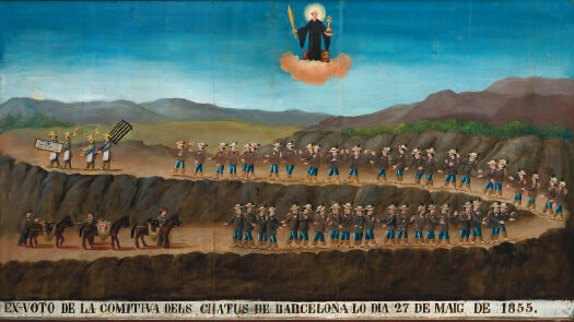 Exvot de la comitiva dels Xatus de Barcelona (1855)