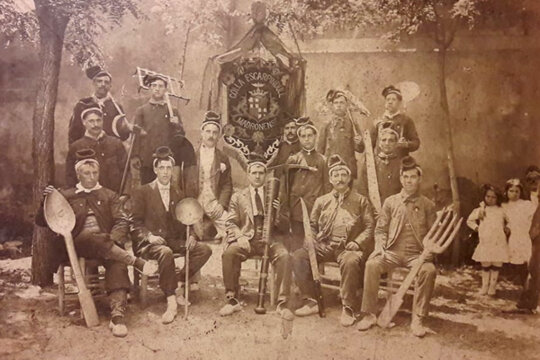 Colla Escarpindull del Poble-sec, cap al 1923