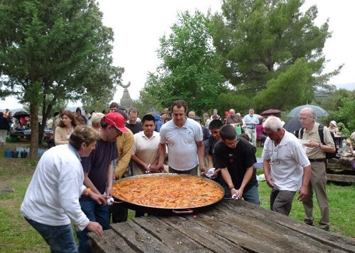 Una paella el dia de l'aplec