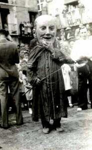 El Cap de Lligamosques. Festes del Tura, 1917 (Arxiu Joan Amades)