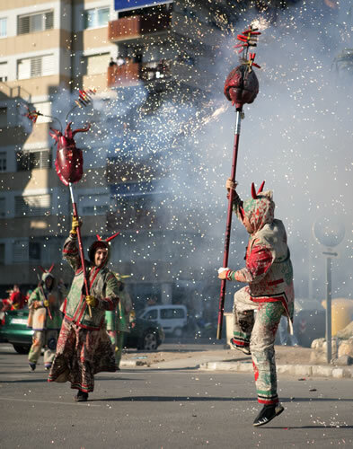 Un dels ceptrots del Ball de Diables és una sípia vermella