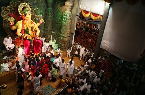 El pandal de Lalbaug