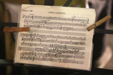 Partitura de la tonada de Tossa