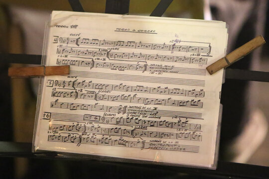 Partitura de la tonada de Tossa