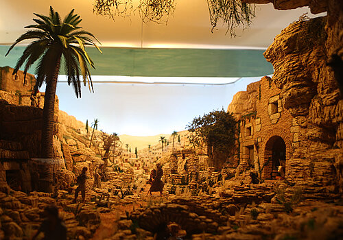 Detall de l'interior d'un diorama