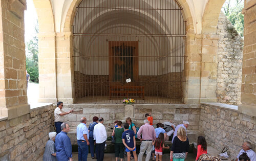 Interior de la Capella de les Fonts