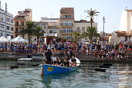 Arribada d'un dels llaguts