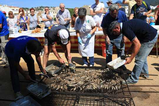 Sardinada a Tossa de Mar