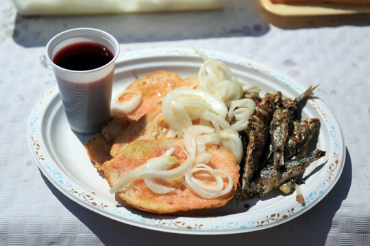 Ingredients típics d'una sardinada