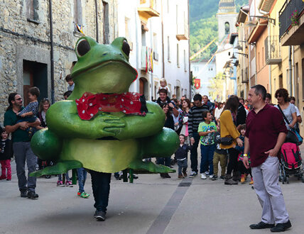 La granota, durant la cercavila