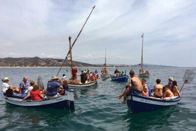Moment culminant de la processó marinera