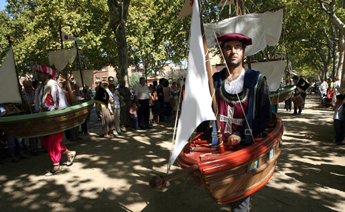 El ball de galeres anant cap a Misericòrdia
