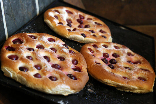 Coca amb cireres (Forn Domingo, Riudoms)