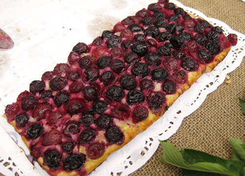 Coca de cireres (Salzadella)