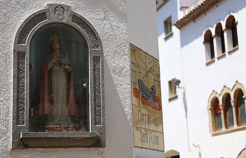 Capella de carrer a Tossa de Mar