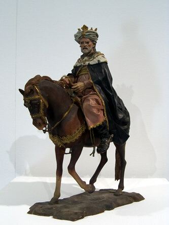 Figura del Rei Gaspar, feta per Ramon Amadeu