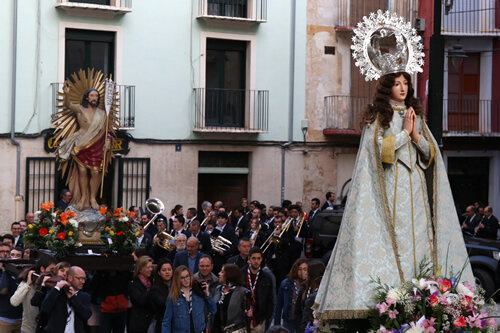 Processó amb el Crist i la Mare de Déu