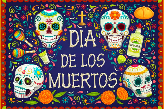 Dibuix del Dia de Muertos