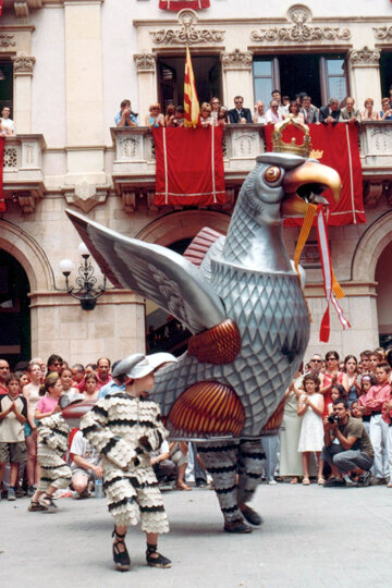 Balladeta de l'Àliga a la plaça del Blat