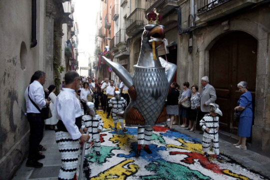 L'Àliga a la professó de Corpus