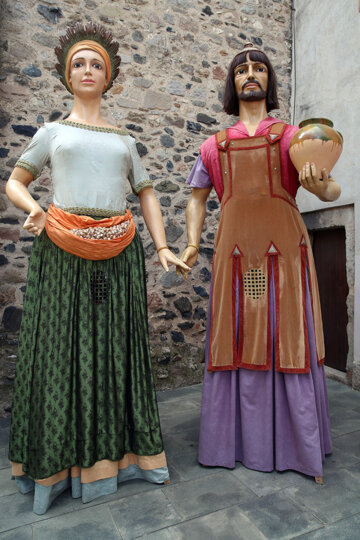 Els gegants Pòlit i Madalena