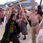 El combat s'inicia