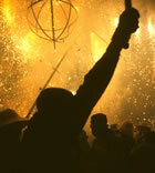 Un moment del correfoc