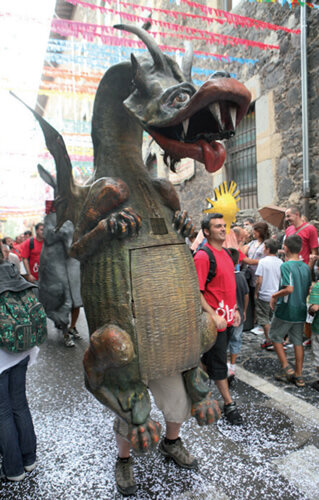 El drac de Vímet del barri del Carme