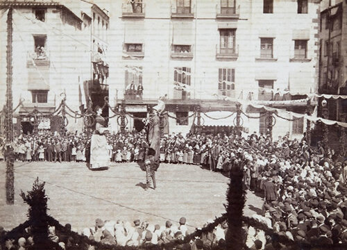 Imatge antiga de les Festes del Tura, d'abans de 1889