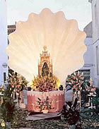 Un altar en un dels sectors
