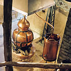 La destil·leria restaurada