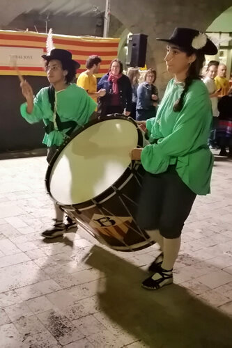 Les Tabaleres a la plaça major