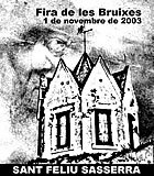 Cartell de la Fira de Bruixes 2003