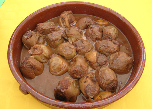 Plat de pomes de relleno