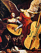 Una pintura amb la santa