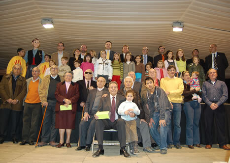 Acte de felicitació dels Andreus i les Andrees, any 2007