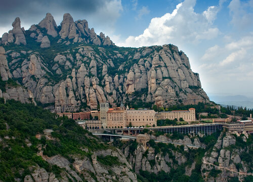 El monestir de Montserrat. Foto: Wikipedia