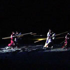 Un moment dels actes nocturns