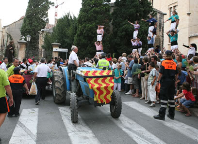 Pilars al pas del carro del sant