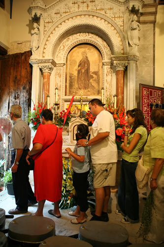 Interior de la capella del sant