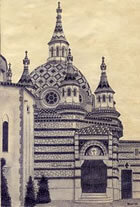 Dibuix de la Parròquia de Sant Romà
