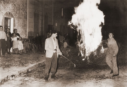 Imatge antiga del fogueró