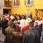 Inici de la processó de sant Sebastià
