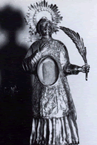 Imatge-reliquiari de sant Valentí datada de l'any 1789