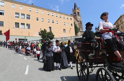 Comitiva del casament típic