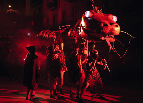 El Serpent just abans de l'encesa final