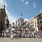 L'escala dels Falcons de Vilafranca (Foto: Manel Carrera i Escudé)