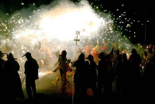 Correfoc amb els Dimonis de Montblanc